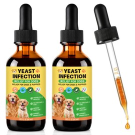 Joreoia 2-Pack Ear Drops for Dogs Yeast Infection - Soothing Itch Relief for Smelly Ears, Irritated Skin & Paw Licking | Gentle Ear Cleaner for Dogs | Supports Ear Health & Yeast Balance