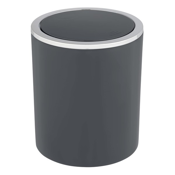 WENKO Inca cosmetic bin, 2 litre capacity, waste bin for