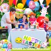 FainFun Osterballons, 7 Stück Ostern Luftballons, Helium Ballons Ostern für