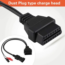 KIMISS OBD2 Adapterkabel, 3-poliges bis 16-poliges OBD2-Adapteranschluss-Diagnosekabel