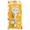 Venus Moistureglide Women's Razor, Reusable Handle, 2 Razor Blade Refills