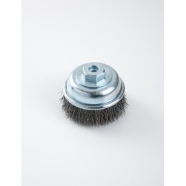 iHelp IH-690 Cup Wire Brush, 3.0 inches (75 mm), Steel Wire