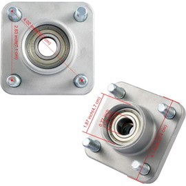Roykaw Front Wheel Hub Assembly with Hub Bearing Compatible with Yamaha G2/G8/G9/G14/G16/G19/G22/G29 Drive, OEM#JG5-WF511-10-00,JG5-WF511-00