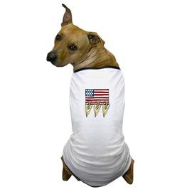 CafePress American Flag Grain Dog T Shirt Dog T-Shirt, Pet Clothing, Funny Dog Costume