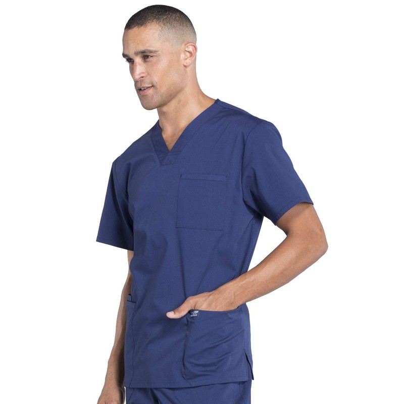 Cherokee Cherokee Scrubs for Men Workwear Professionals V-Neck Four-Pocket Scrub