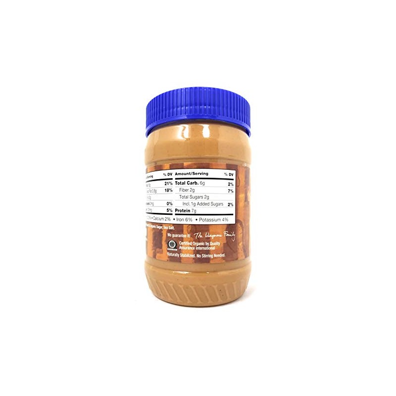 Wegmans Organic Peanut Butter Spread 2 Packs (Crunchy)
