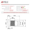 APIELE 22MM Mushroom Head Push Button Switch Momentary Push Button