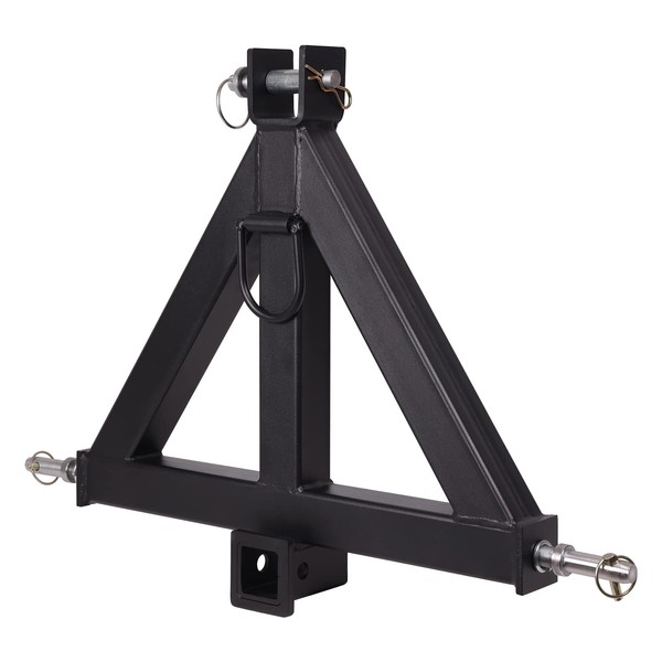 MERXENG 3 Point 2" Receiver Trailer Hitch Category 1 Tractor