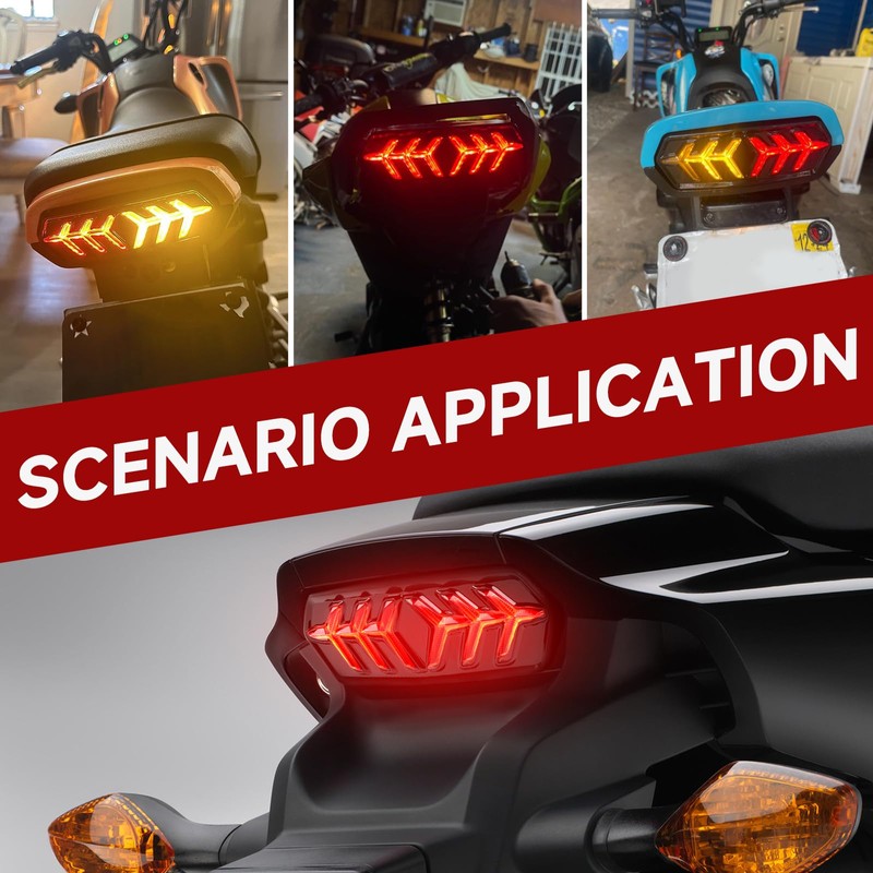 DREAMIZER LED Brake Tail Light with Turn Signals Sequential Led