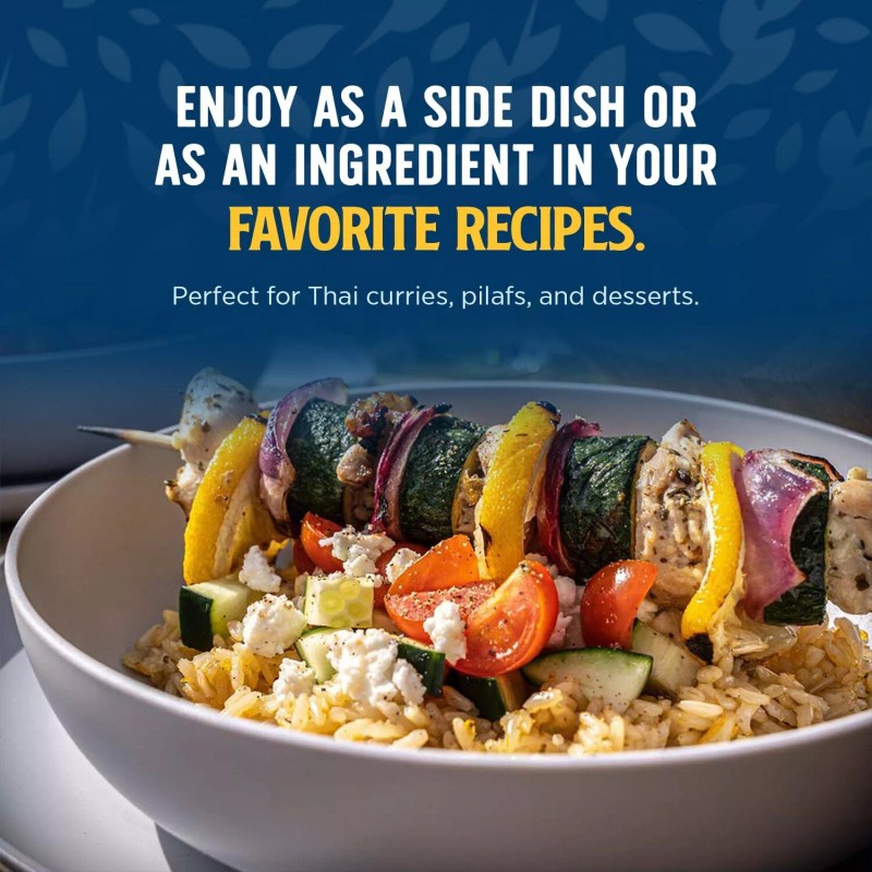 Lundberg Organic California Brown Jasmine Rice 2 Pound Whole Grain