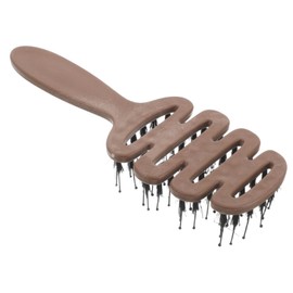 Ipetboom Stylish Hair Brush with Soft Plastic Bristles for Scalp Massage for Fluffy Hair Versatile Tool