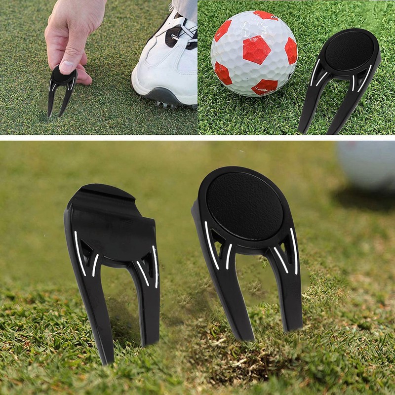 VANANA Golf Double Prong Divot Tool Pitch Mark Repair Tool