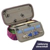coocazoo PencilDenzel "WWF Anemone-Trail" Pink Pencil Case, Geo Triangle Compartment,