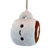 100% Soft Coffee Plush Charm Keychain