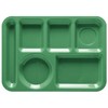 G.E.T. 6 Compartment School Cafeteria Tray, Left Handed, 10" x