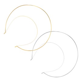 Housoutil 2pcs Double Crown Headband Greek Wedding Hair Double Layer Hair Hoop Metal Double Hairbands Wire Headband Double Headband Bridal Gold Headband Goddess Alloy Bohemia Bride