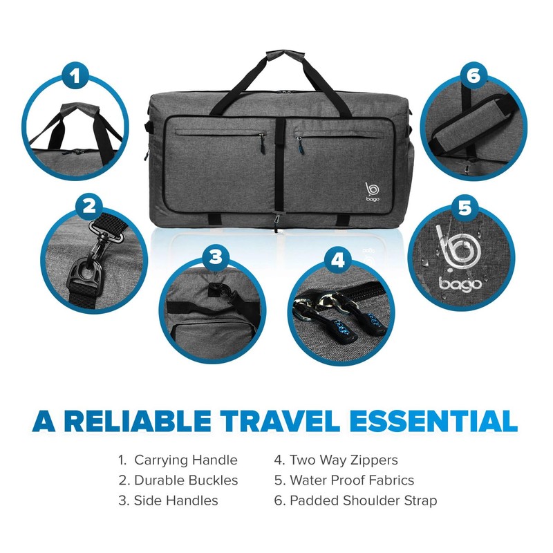 bago Holdall Bags for Men & Women - 100L Spaciously