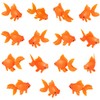 CCOZN 15 Pieces Orange Plastic Artificial Goldfish Aquarium Fish Bowl