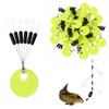 100pcs Rubber Squid Stop Sinker Stopper Fishing Floats High Elasticity