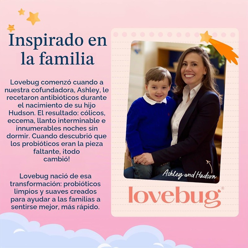 Lovebug Probiotics Toddler 15 Billion CFU - 30 Sobres -