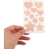 SUPVOX Parche Corrector Invisible para Cicatrices, 12 unidades, beige, para
