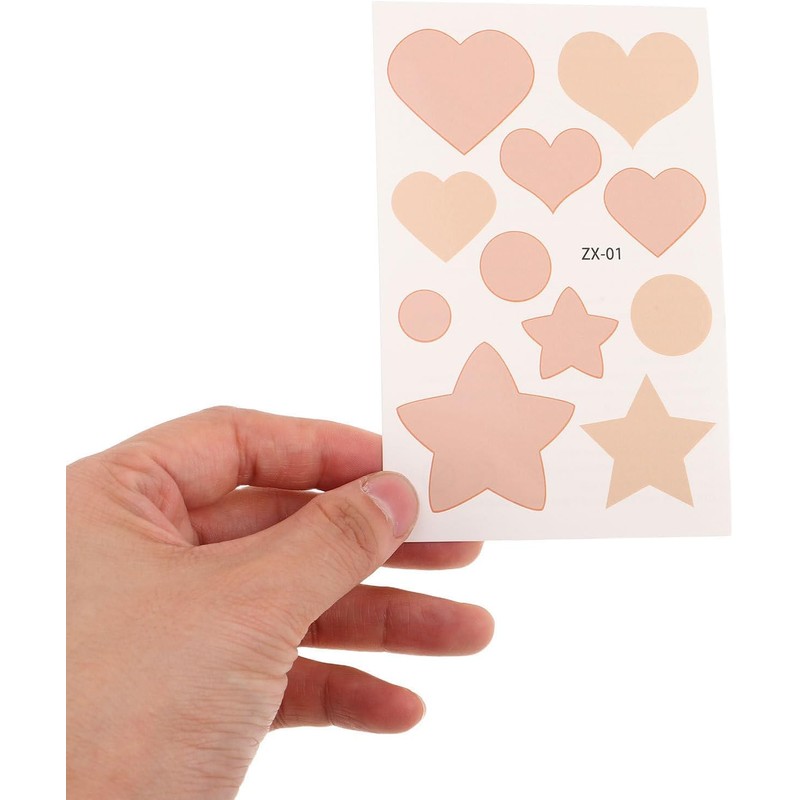 SUPVOX Parche Corrector Invisible para Cicatrices, 12 unidades, beige, para