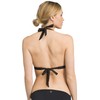 prAna - Parte Superior Lahari Halter para Mujer, Negro Sólido,