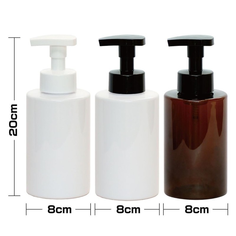 Daika Foam Pump Bottle, 16.9 fl oz (500 ml) (Brown
