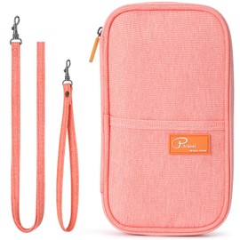 VanFn Travel Wallet Family Passport Holder RFID Blocking Travel Document Organiser Waterproof Holiday Passport Case Men Women for ID Card, Credit Cards, Flight Tickets, Money, Coins