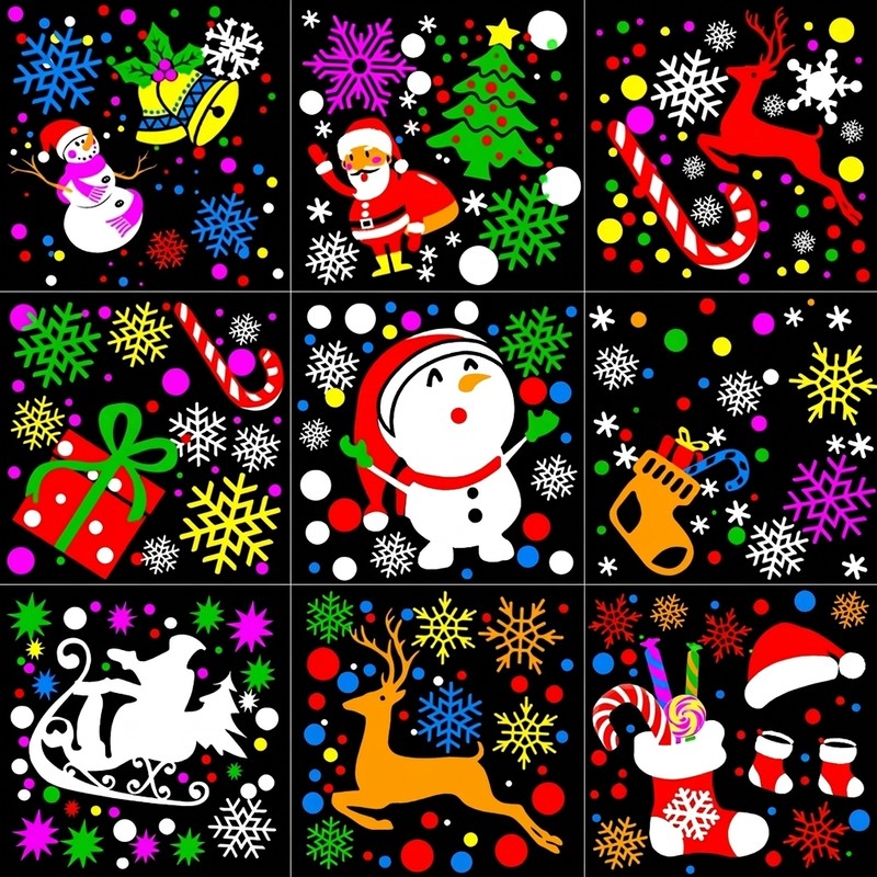 16-Pattern Christmas LED Light Projector – USB Powered Indoor Festive