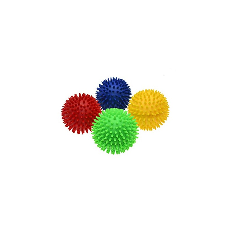 Pre-Sport Unisex-Youth Soft Touch Spike Ball, Yellow, 100mm