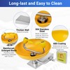 304 Stainless Steel Eye Wash Station, Wall-Mounted Emergency Eye Washer-