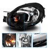AmeriLite Black Replacement Headlights Set For 03-05 Dodge Neon -