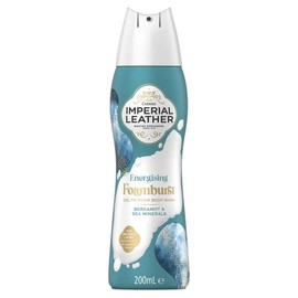 IMPERIAL LEATHER Energising Foamburst Gel to Foam Body Wash Bergamot & Sea Minerals 200ml
