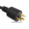 HENGYI L6-20P to L6-20R Heavy Duty Generator Locking Power Cord,Generator