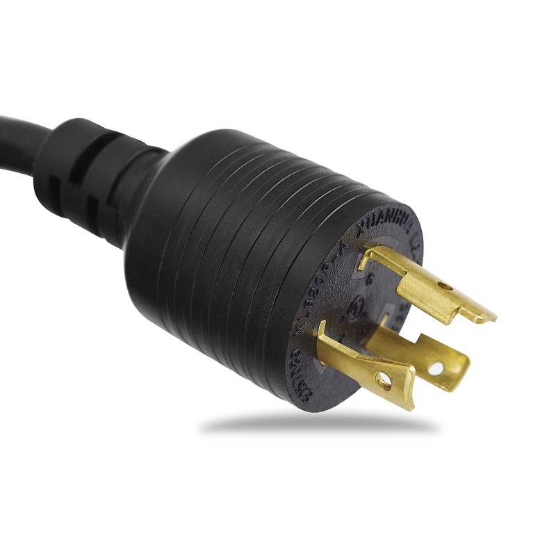 HENGYI L6-20P to L6-20R Heavy Duty Generator Locking Power Cord,Generator