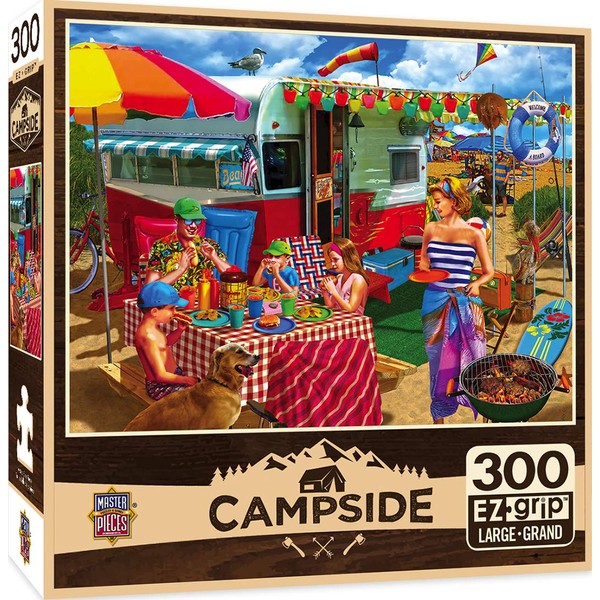 MasterPieces Campside - Trip to The Coast 300Pc Ezgrip Puzzle, Model:31998