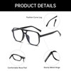 YAMEIZE Blue Light Filter Glasses for Women and Men Square