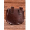 Battle-Merchant Medieval Belt Bag with Various Embossing Leather Bum Bag