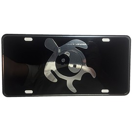 CustoMonsterDesigns Yin Yang Good and Evil Balance Honu Sea Turtle Heavy Duty Aluminum License Plate S2