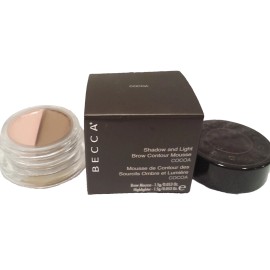 Becca-DUO -Shadow & Light Brow Contour Mousse - Cocoa -NEW IN BOX
