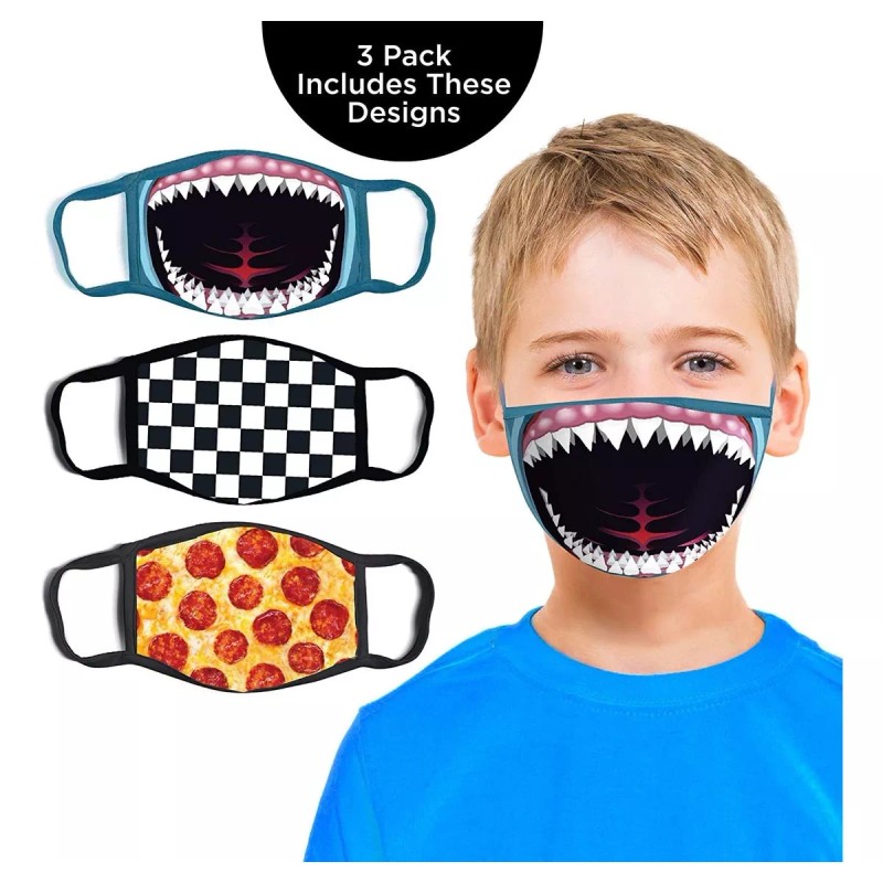 Abg Accessories Mascarilla De Tela Reutilizable Para Niños D