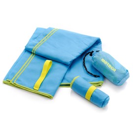 meteor Microfibre Towel Quick Dry Gym Pool Fitness Swimming Travel Camping Beach Yoga Pilates Bath Shower Absorbent Compact Lightweight Dry Men Women Kids Post-Bath Pet Drying 80 x 130 cm