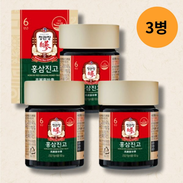 CheongKwanJang Red Ginseng Jingo 100g 3 bottles