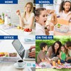 EASYLOCK 1150ML Microwavable Bento Lunch Box with 3 Compartments Plastic