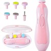 AXIDUN-Lima de uñas bebe, Cortaúñas para bebe eléctrico, Pulidor de