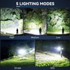 18FTRabbit Rechargeable Flashlights High Lumens 3 Packs, 99,000 Lumens Super
