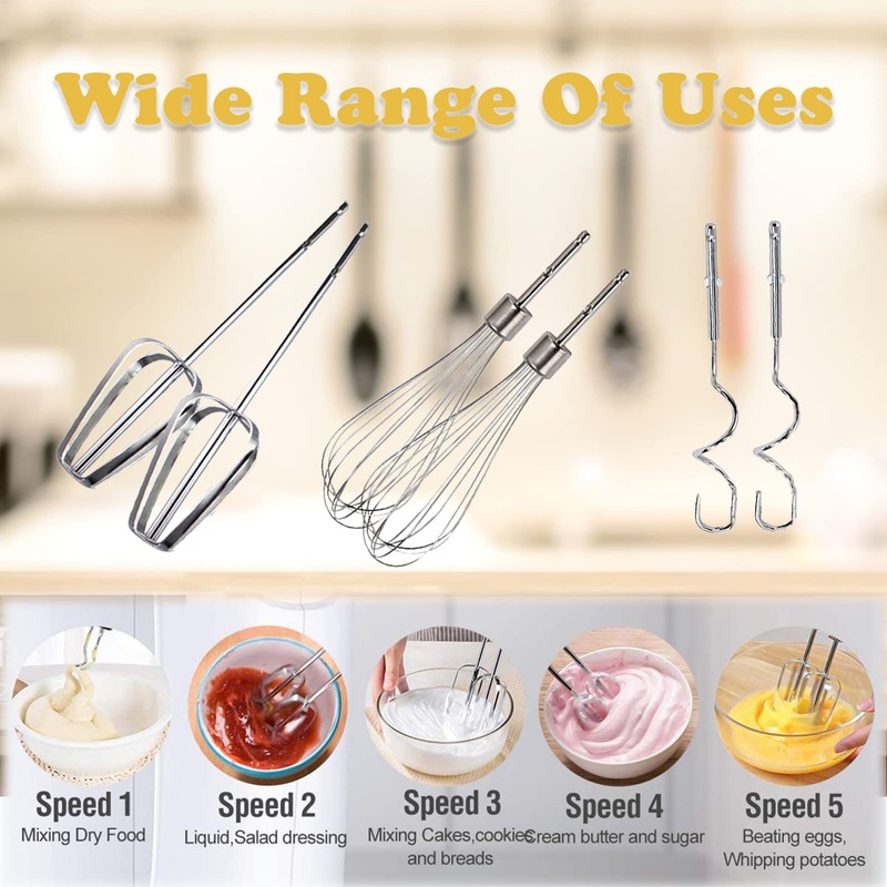 Mixing Sticks Set, Stainless Steel, Mini Whisk, Small, Dishwasher Safe,
