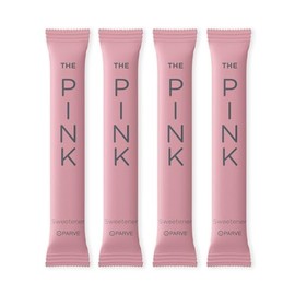 THE PINK - Zero Calorie Calcium Saccharine Sweetener 200 Individual Serving Stick Packets - U Parve/Kosher