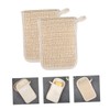 OHPHCALL 2pcs Exfoliating Soap Mesh Bags Multi-function Foaming Pouches for